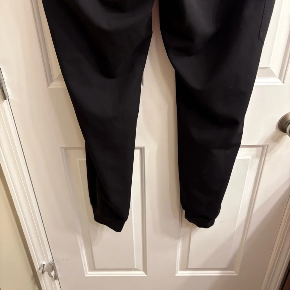 TALL Figs Black Zamora Women's Jogger Scrub Pants with Drawstring XL TALL - Picture 6 of 12